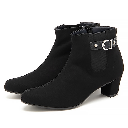 サイドゴアベルトショートブーツ/125-45810