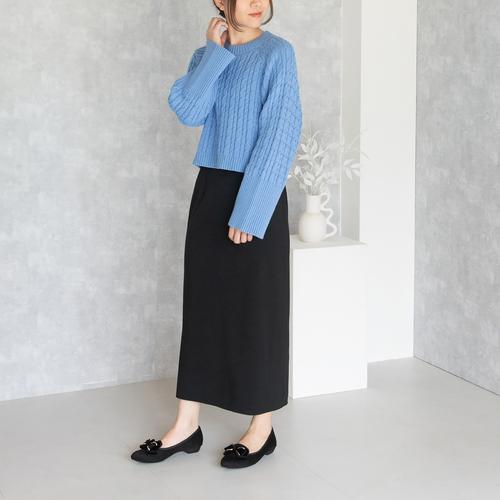 【あったか仕様】メタルパーツリボンモールドソールパンプス