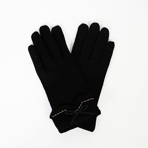 ステッチリボンニットグローブ