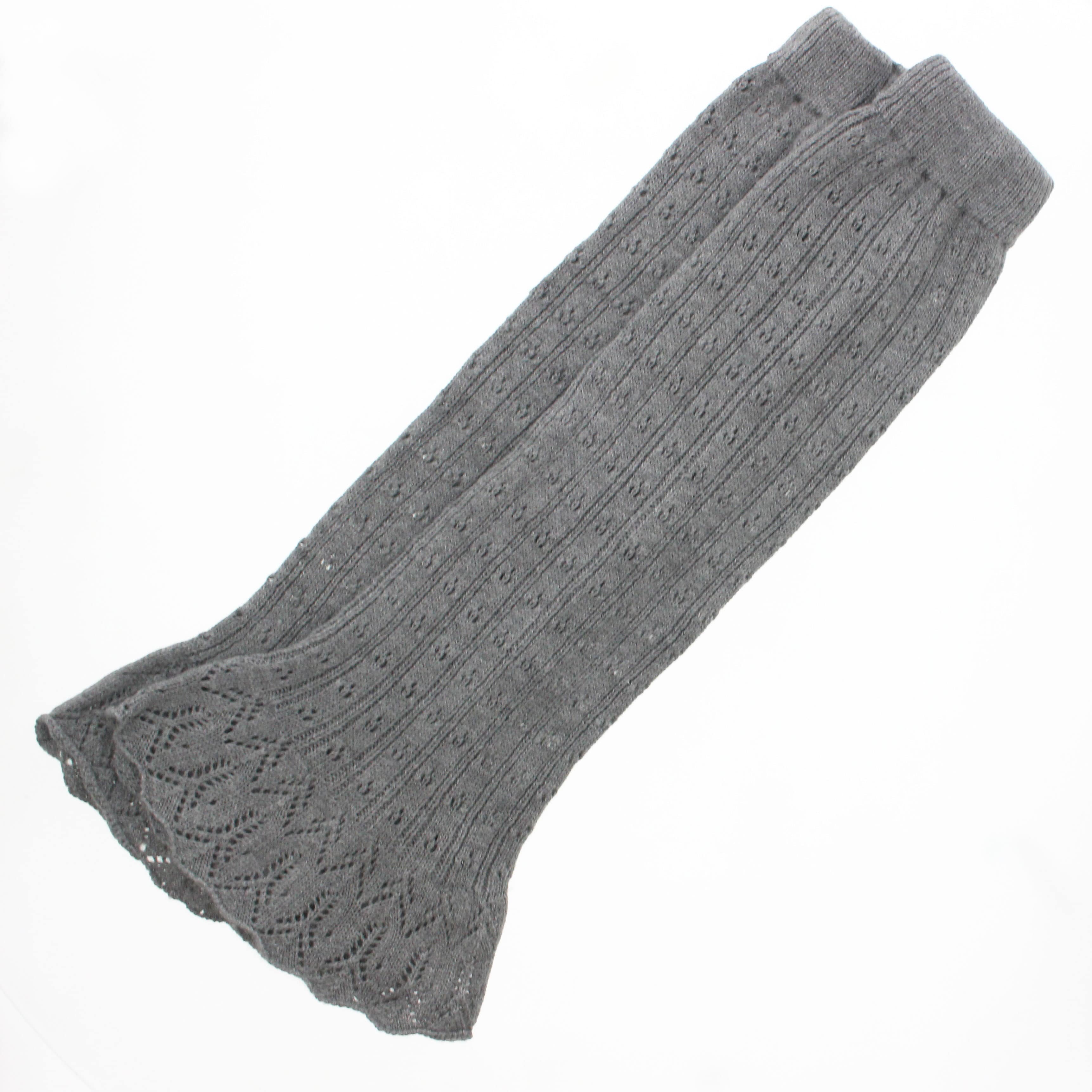 レーシーニットレッグウォーマー