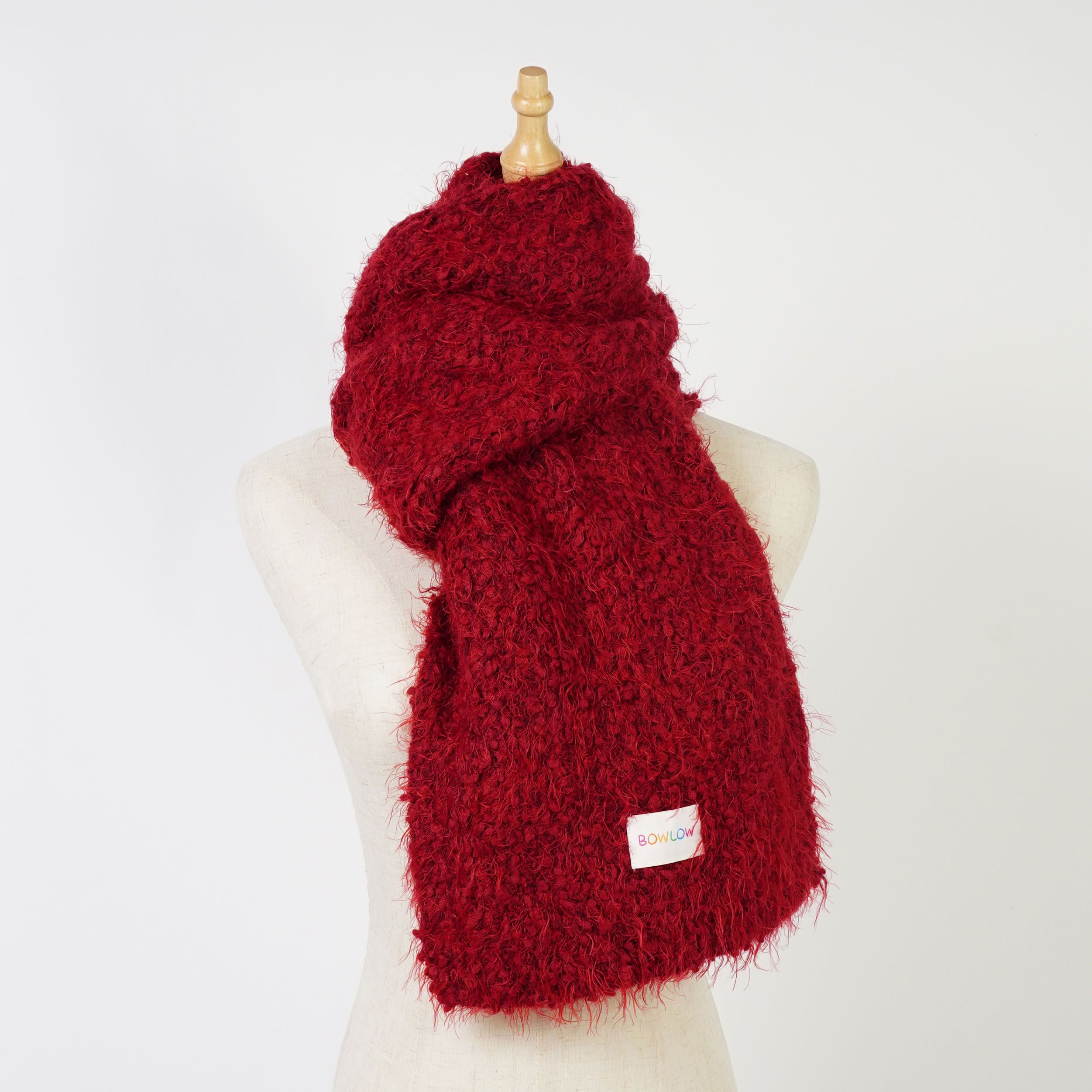 ループヤーンニットマフラー