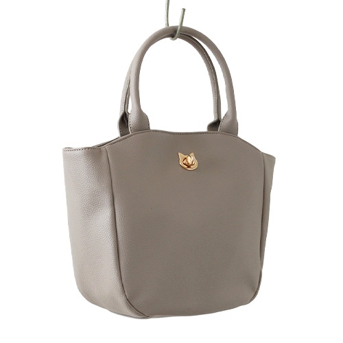 catツイストロックトートバッグ