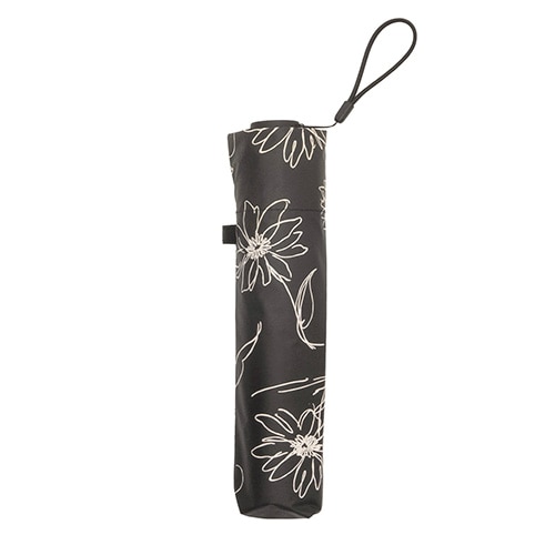 PUスーパーライト/ラインフラワーミニ傘(晴雨兼用)