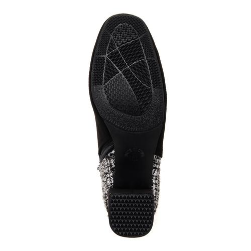 ダブルボタンコンビショートブーツ