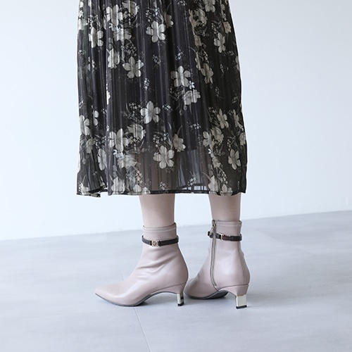 メタルスカシパーツベルト2WAYショートブーツ/204-22925