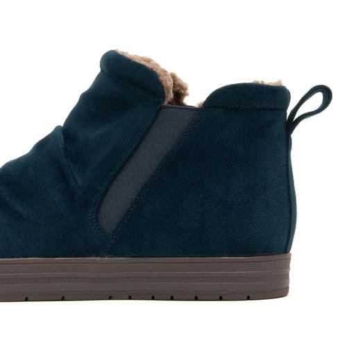 インナーファースエードサイドゴアショートブーツ