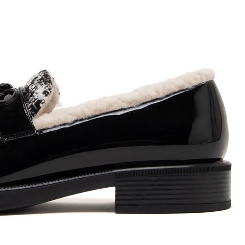 マテリアルコンビインナーファーローファー