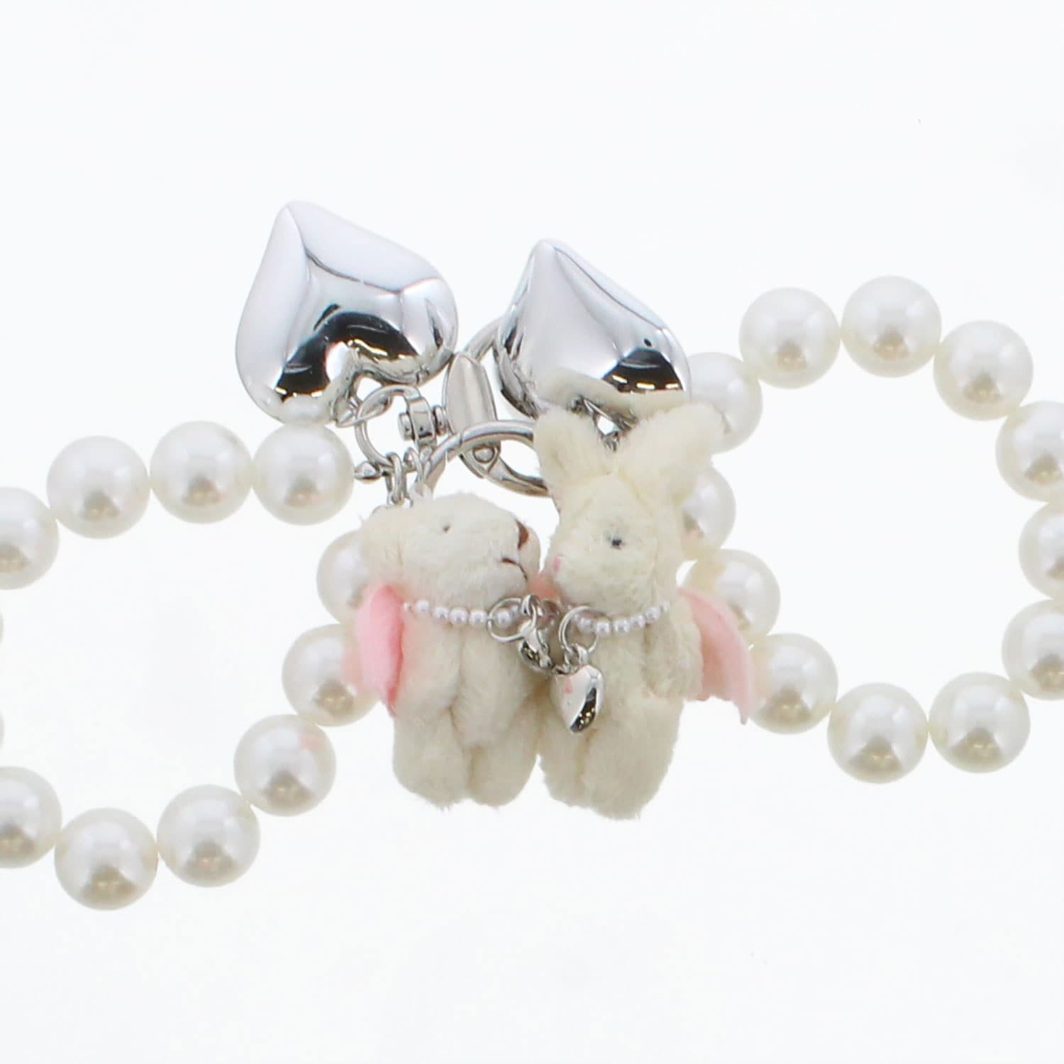 パールハートアニマルチャーム