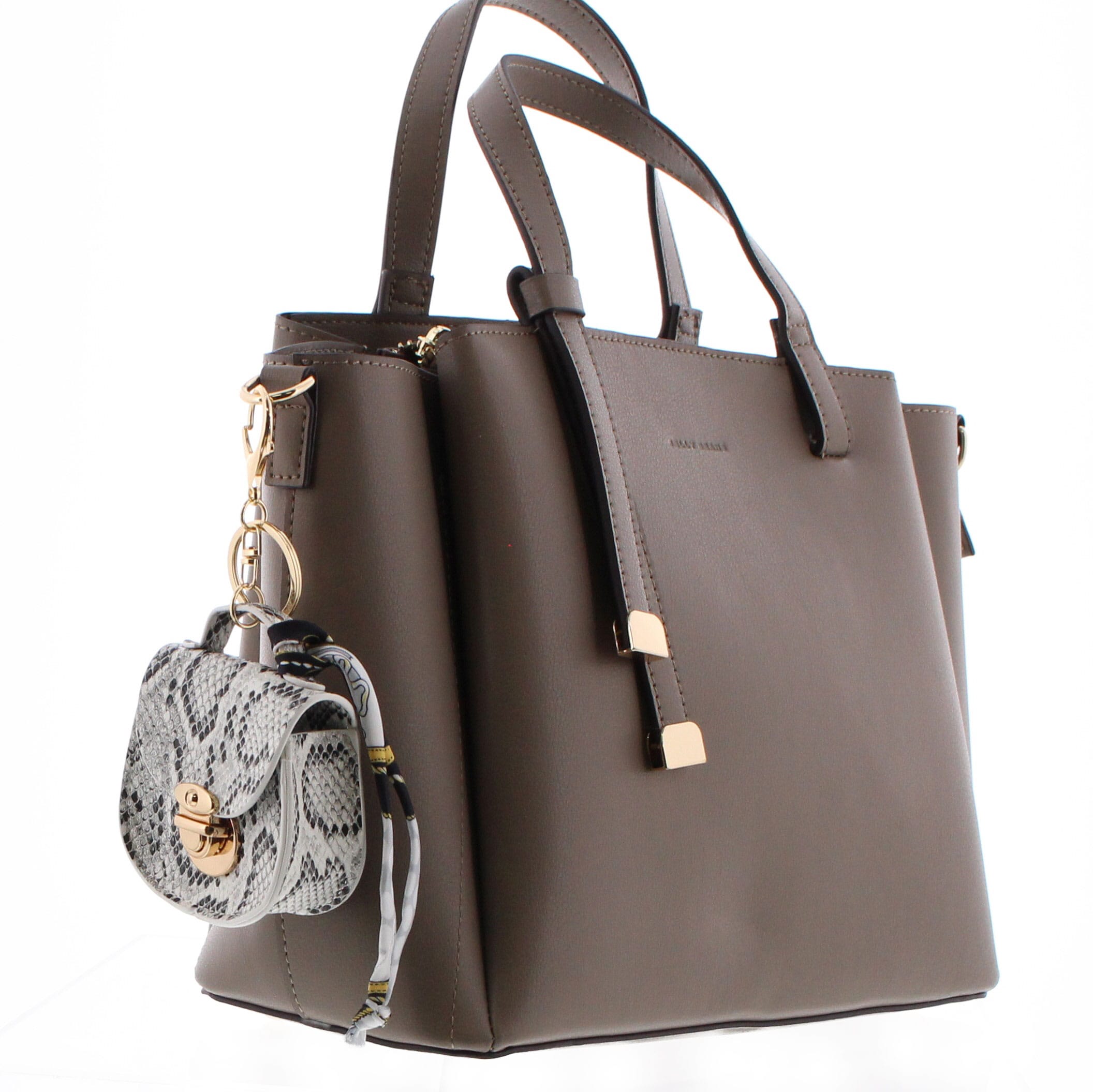 スカーフストラップミニバッグチャーム パイソン柄