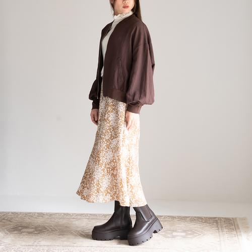 厚底トラックソールサイドゴアブーツ