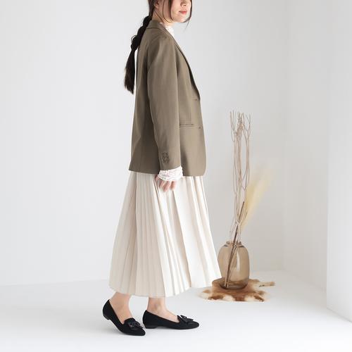 ツイストリボンオペラデザインパンプス