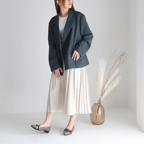 アシンメトリーリボンモールドソールレインパンプス