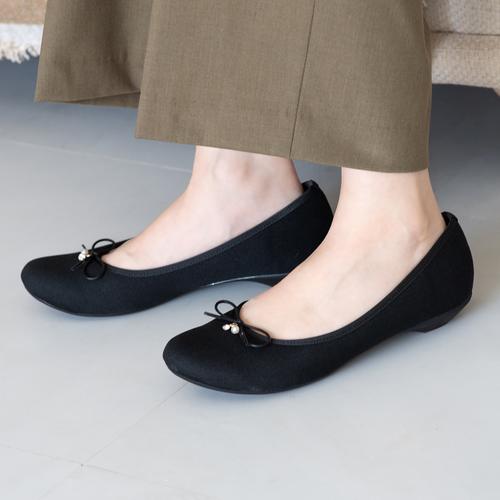 【あったか仕様】インナーファーバレエシューズ