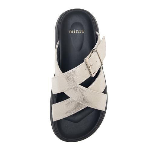 【JB selection】クロスベルト厚底ミュールサンダル