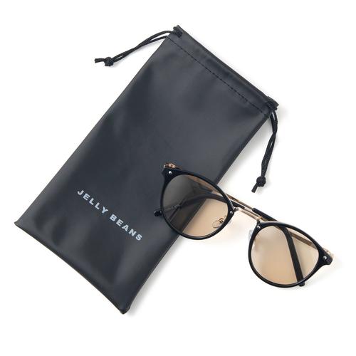 紫外線を99%カット!調光メタルボストンサングラス