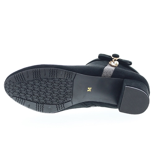 2wayビジューリボンショートブーツ