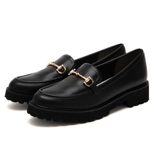 トラックソールビットローファー