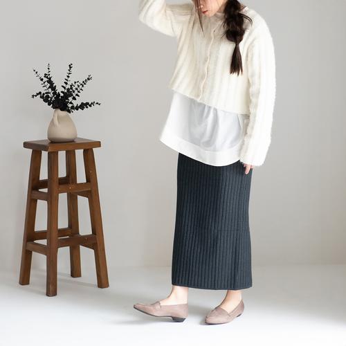 インナーファーポインテッドモールドソールモカシン