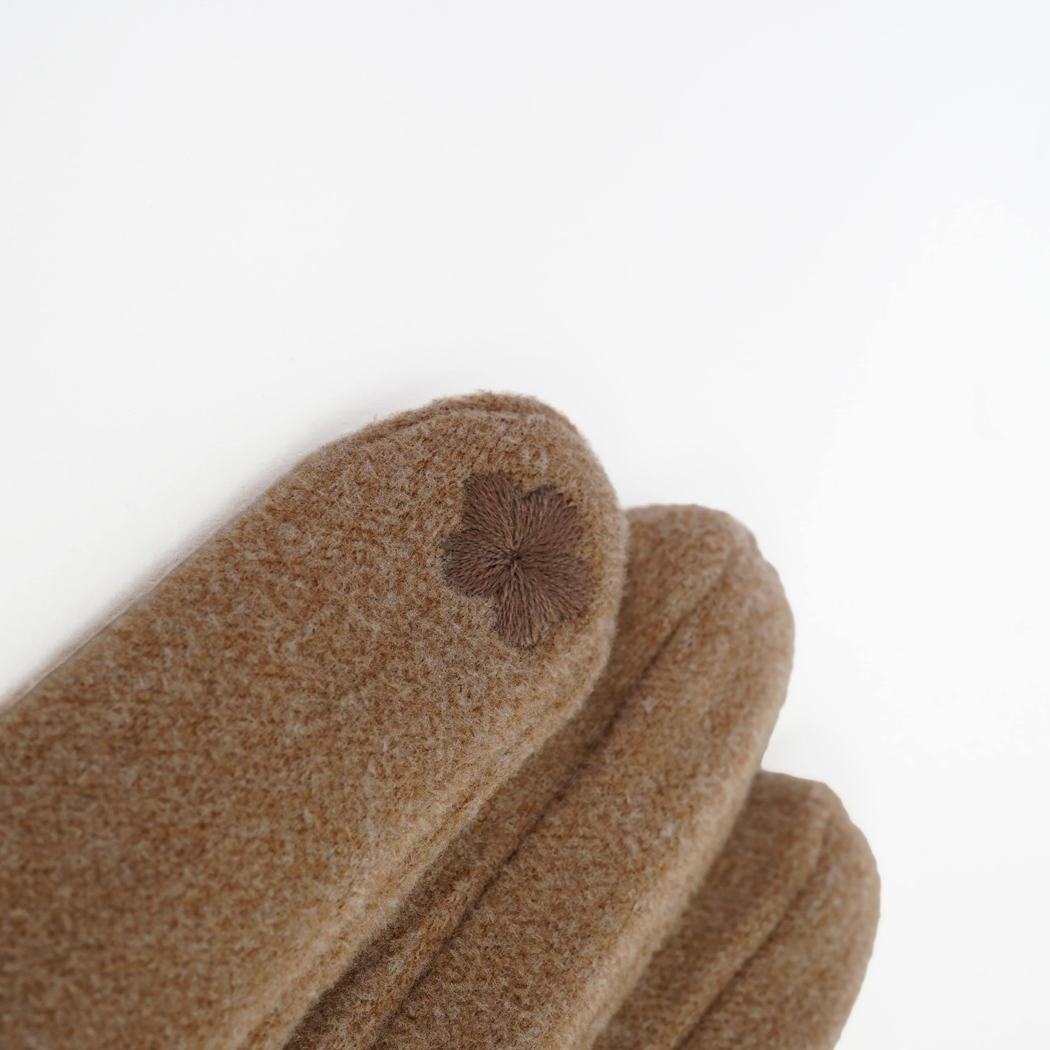 ラインストーンニットグローブ