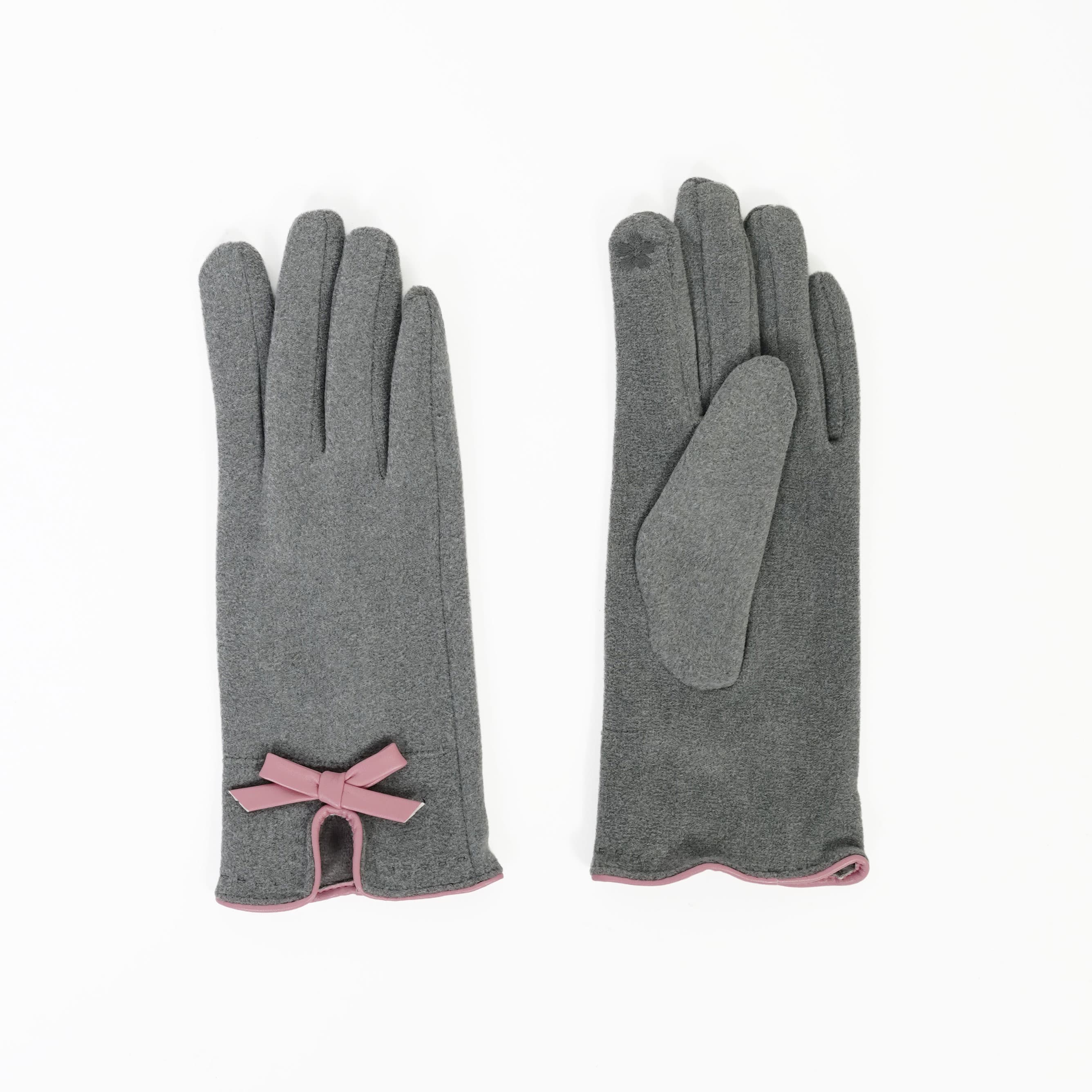 パイピングリボンニットグローブ