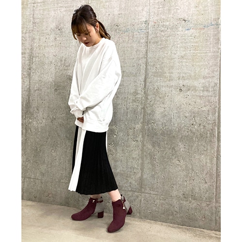 2wayビジューリボンショートブーツ