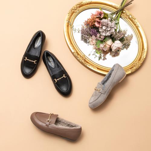 インナーファービットローファーシューズ