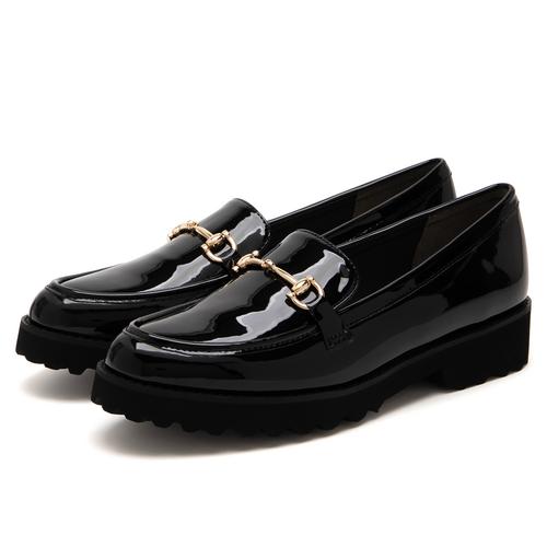 トラックソールビットローファー