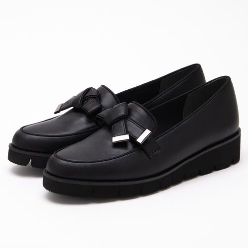 ノットリボントリミングローファー