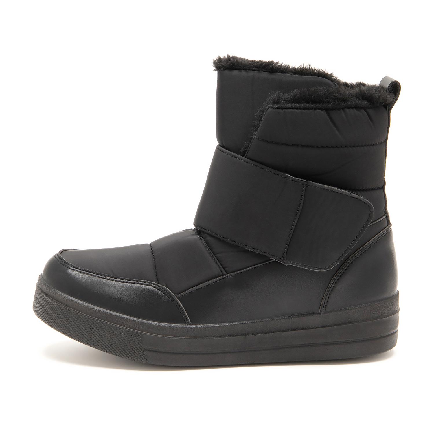 あったかベルクロベルトファーショートブーツ