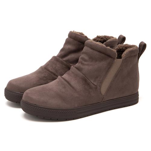 インナーファースエードサイドゴアショートブーツ