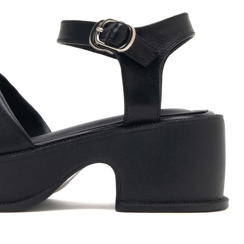 【JB selection】バルキーパテッドストラップ厚底サンダル