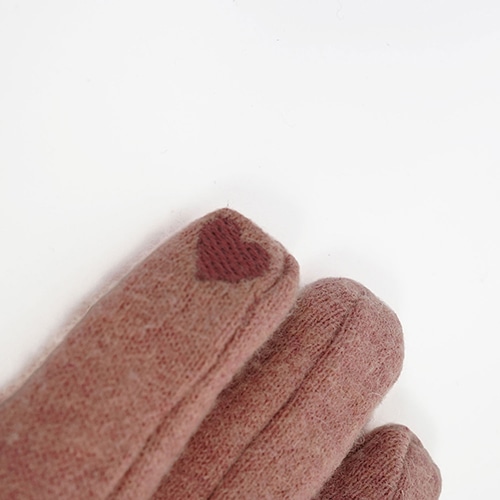 ステッチリボンニットグローブ