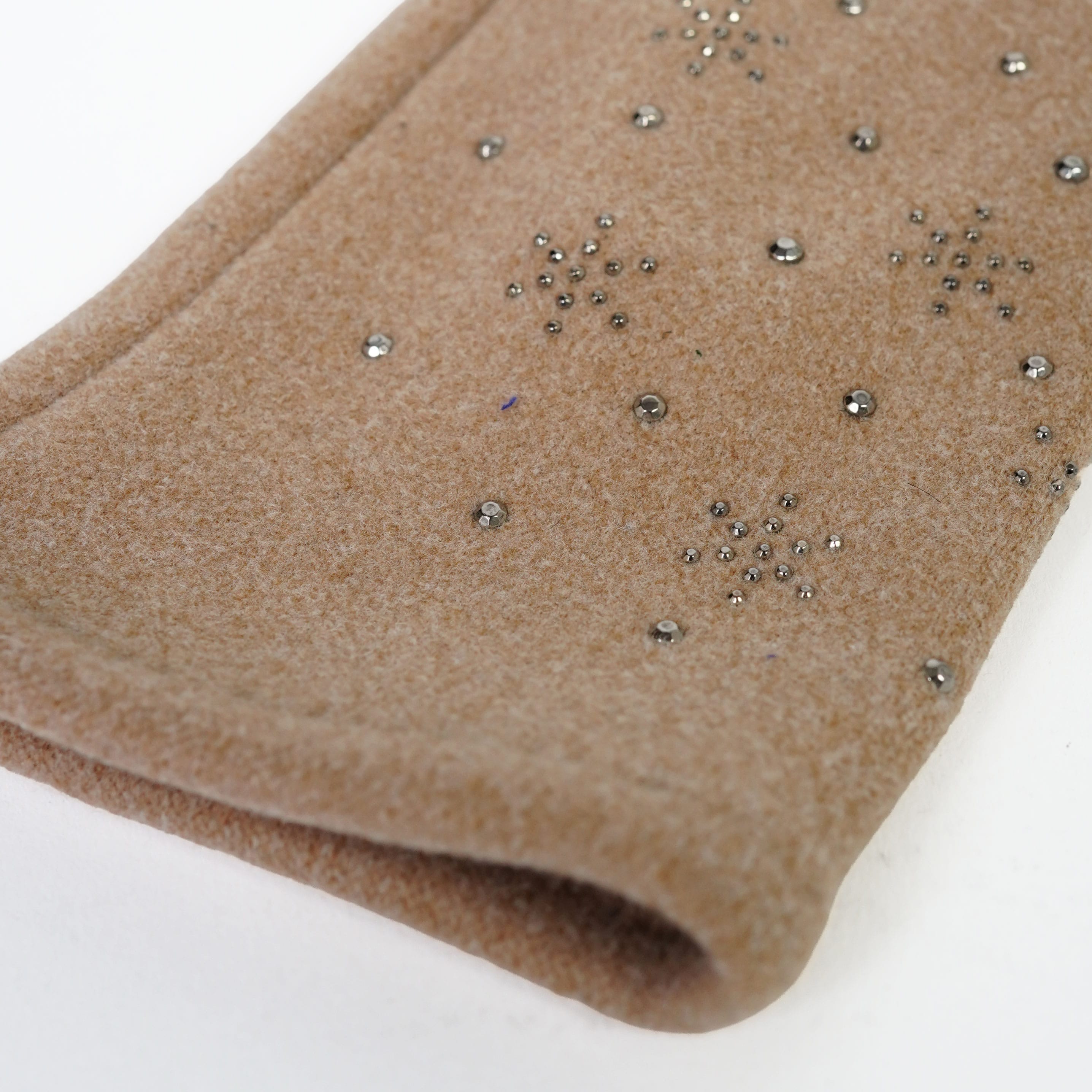 ラインストーンニットグローブ