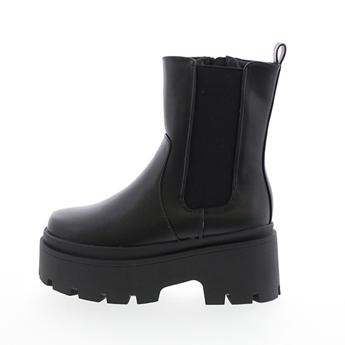 厚底トラックソールサイドゴアブーツ