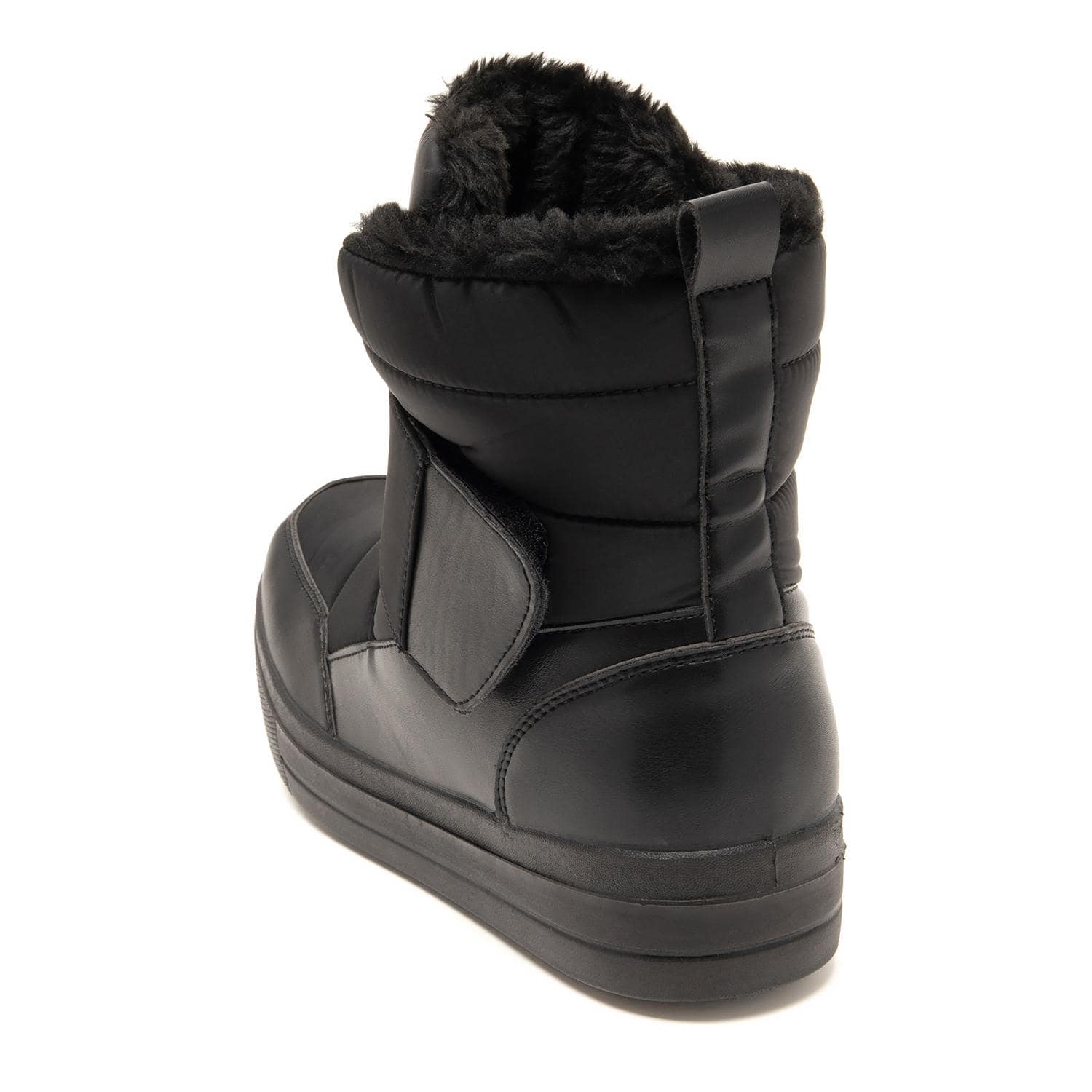 あったかベルクロベルトファーショートブーツ