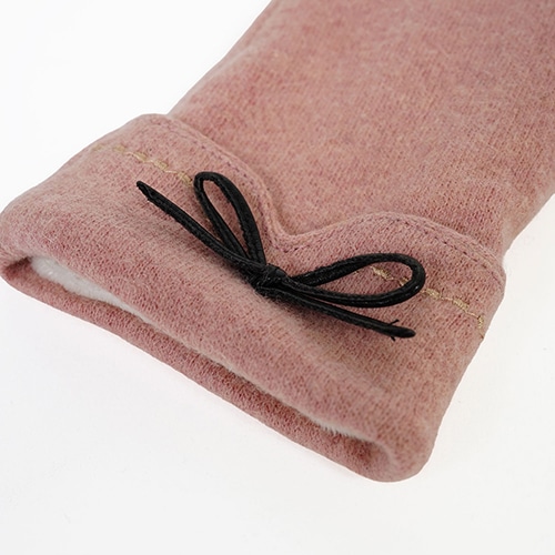 ステッチリボンニットグローブ