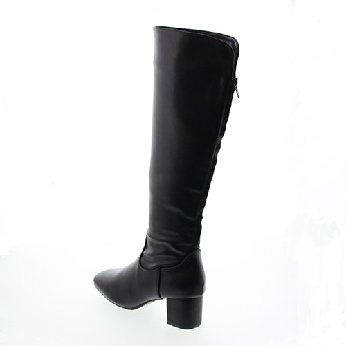 バックファスナーロングブーツ