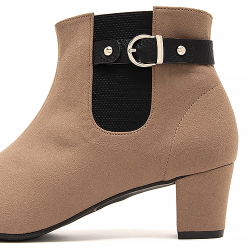 サイドゴアベルトショートブーツ/125-45810