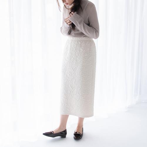 【あったか仕様】 パールビットローファーパンプス