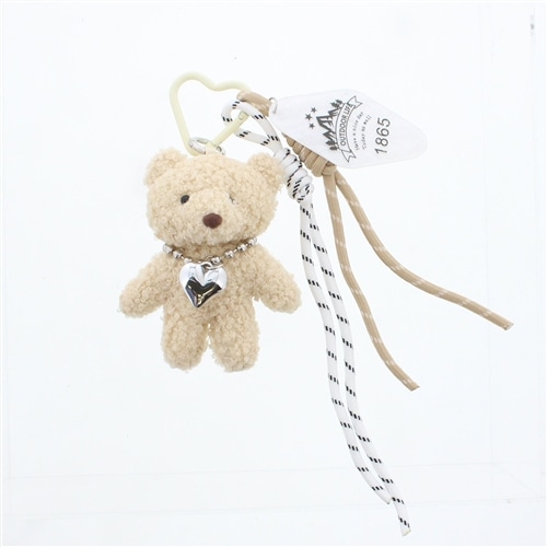 ハートカラビナベアチャーム