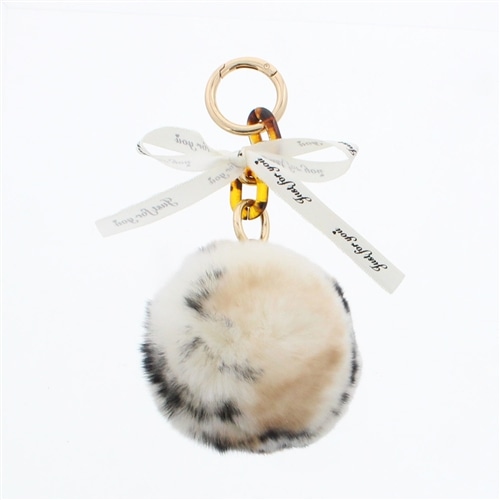 リボンヒョウエコファーチャーム