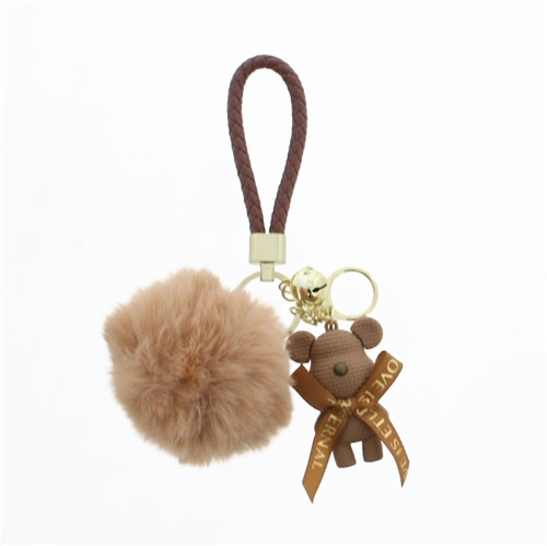 ポンポンファーベアチャーム