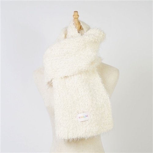 ループヤーンニットマフラー