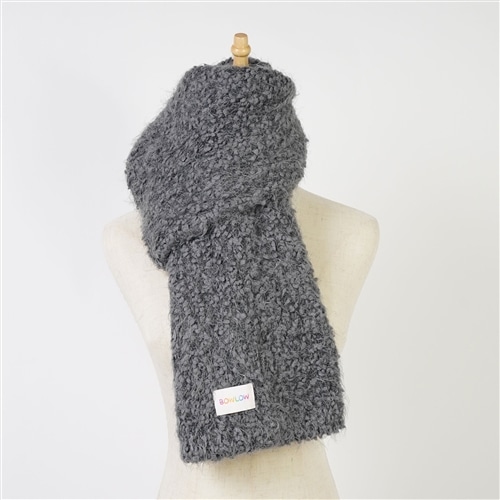 ループヤーンニットマフラー