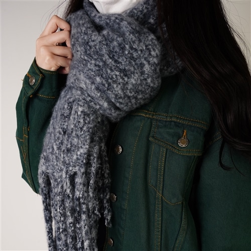 ボリューム杢調カラーマフラー