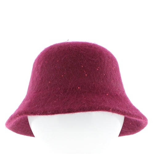 シャギーニットバケットハット