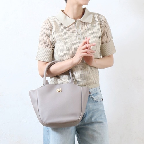 catツイストロックトートバッグ