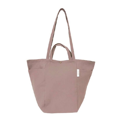 2ハンドル インド綿トートバッグ