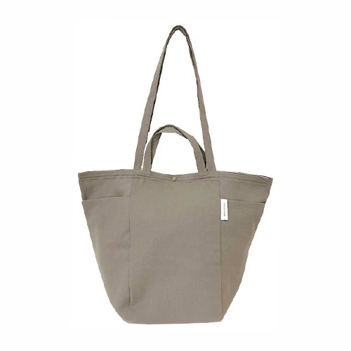 2ハンドル インド綿トートバッグ