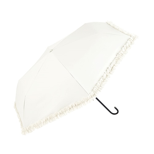 PUヒートカットフリル ミニ傘(晴雨兼用)